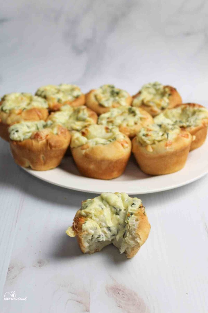 Easy to grab, personal-sized bread bowls perfect for appetizers or sides at your next holiday party!