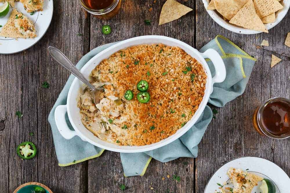 Turn up the heat with this Vegan Jalapeño Popper Dip! It's warm, spicy, cheesy and completely addictive! Plus, it calls for simple ingredients and takes less than 30 minutes to make.