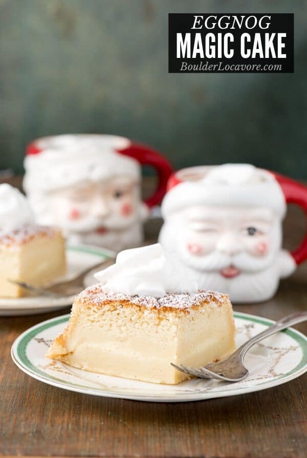 eggnog magic cake