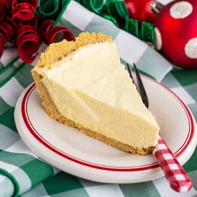 eggnog pie