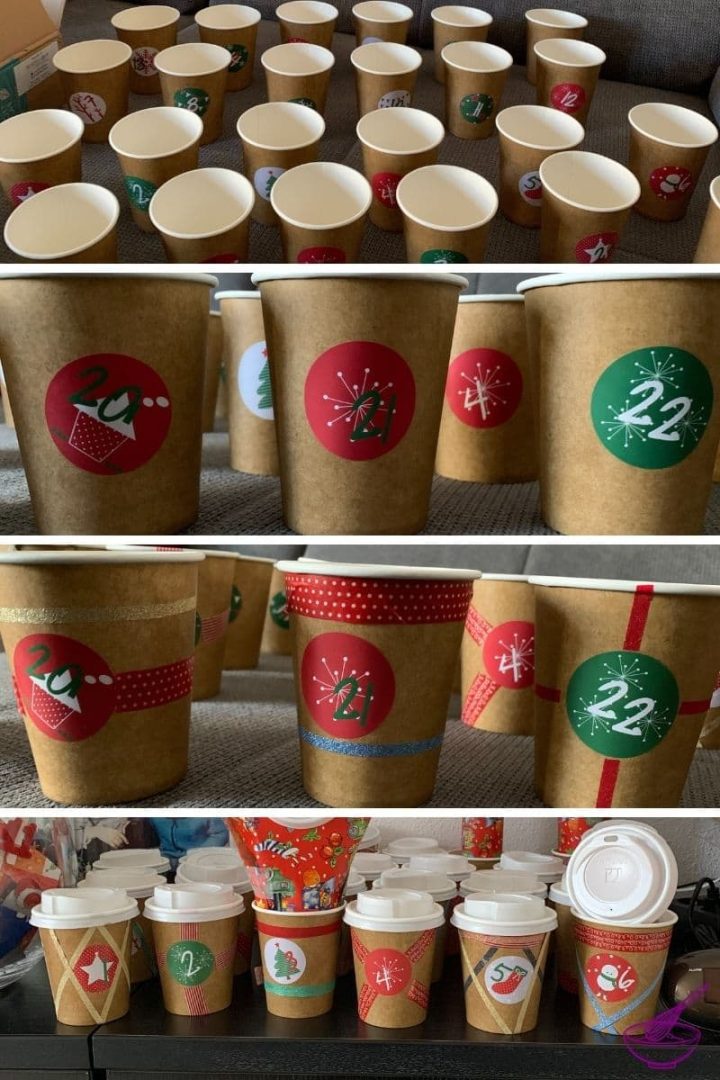 Disposable Coffee Cups Advent Calendar