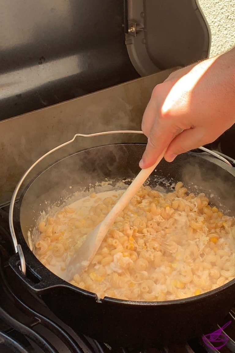 Dutch Oven Mac and Cheese the absolute comfort food