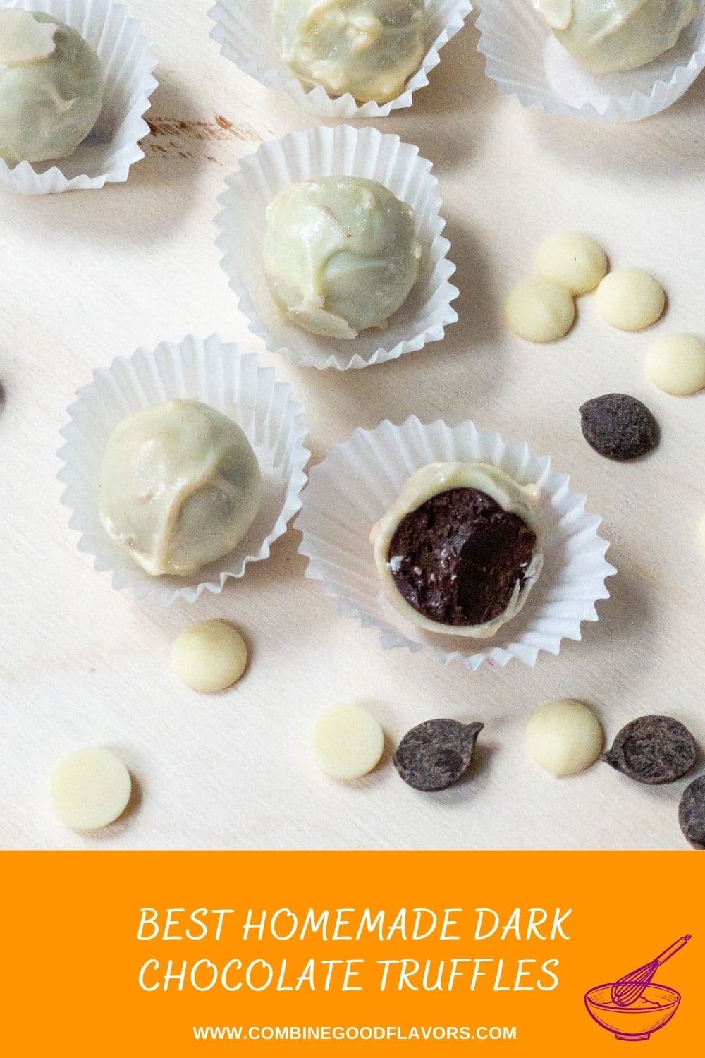 Homemade Dark Chocolate Cinnamon Truffles Recipe