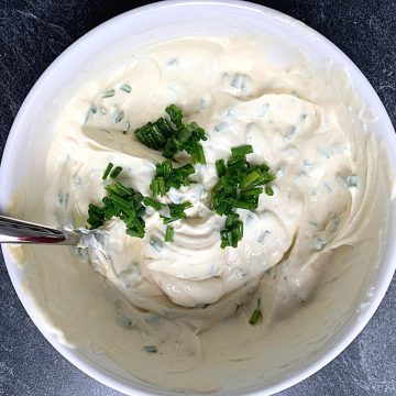 ready to eat mustard chive sauce