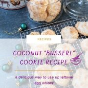 Grannies coconut "busserl" cookie