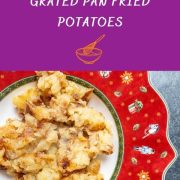 grated pan fried potatoes - austrian style