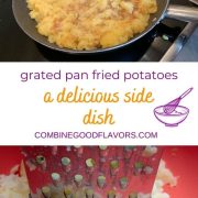 grated pan fried potatoes - austrian style