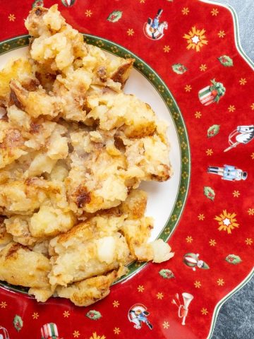 grated pan fried potatoes - austrian style