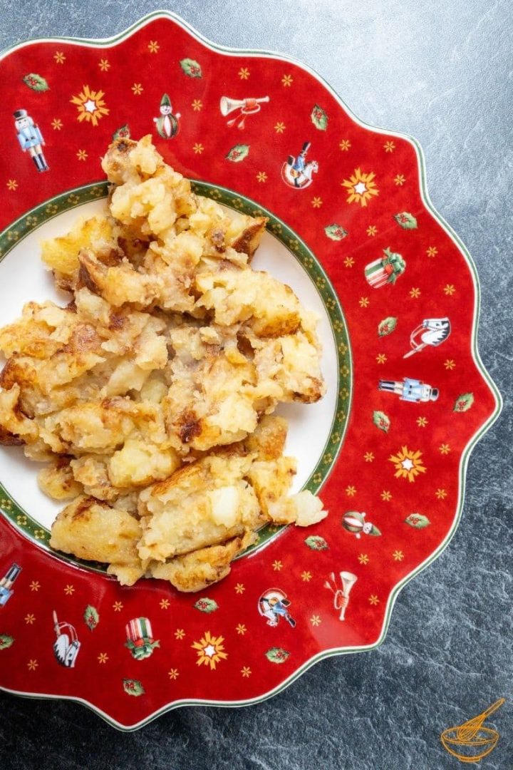 grated pan fried potatoes - austrian style