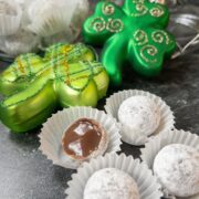 Homemade Baileys Chocolates ready to eat