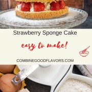 A Summer Treat - Strawberry Sponge Cake