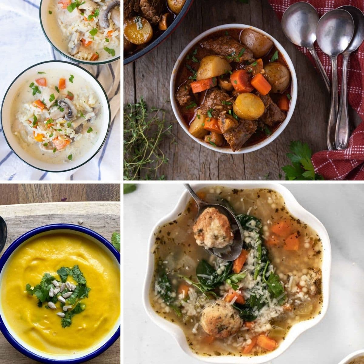 Homemade Soups, Lunch & Dinner Menu