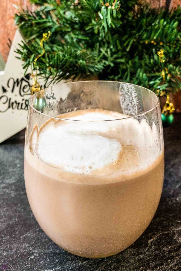Festive Eggnog Hot Chocolate