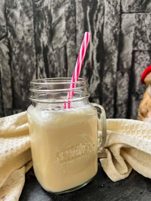 Homemade Caramel Milk Drink