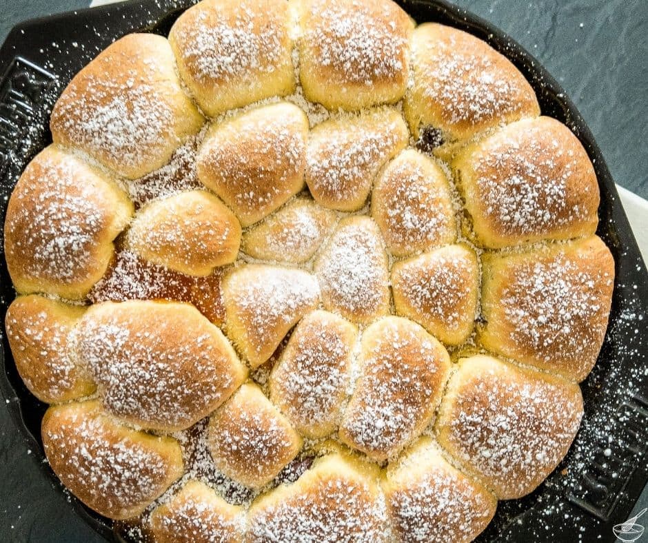 Buchteln Austrian Filled Sweet Rolls - combinegoodflavors.com