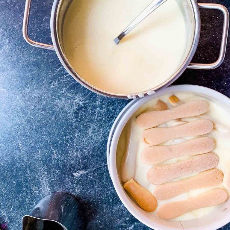 Simple Layered Eggnog Vanilla Pudding Dessert