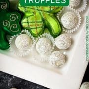 Matcha Green Tea Truffles ready to eat