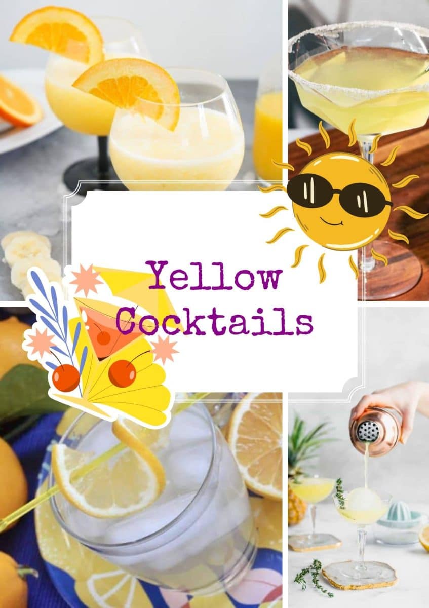 40 Yellow Cocktail Recipes