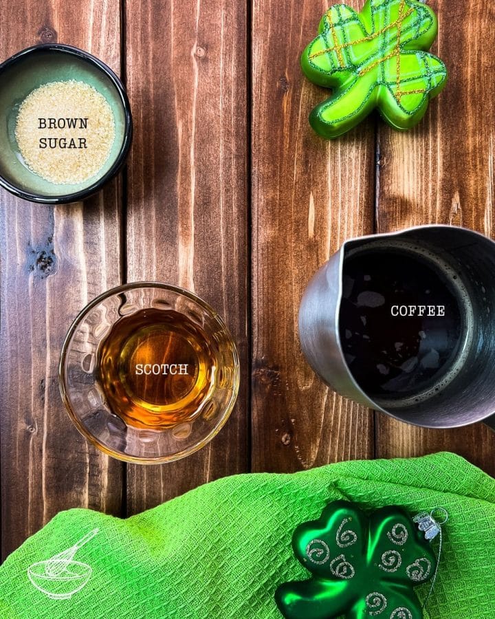 Scotch Coffee Recipe with Flavored Whipped Cream