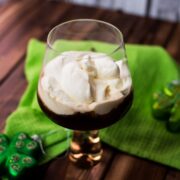Lovely scotch coffee with a beautiful soft whipped cream topping. The perfect brunch beverage.