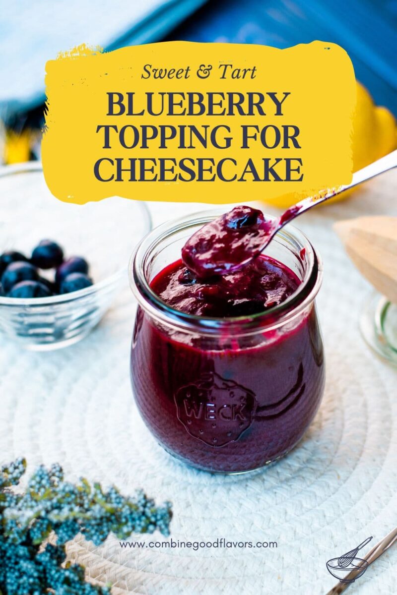 The Perfect Blueberry Topping for Cheesecake