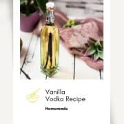 It is super easy to make vanilla vodka yourself at home. With two ingredients and a little bit of time, you will have a yummy homemade vanilla vodka for mixing drinks and flavoring food at home!