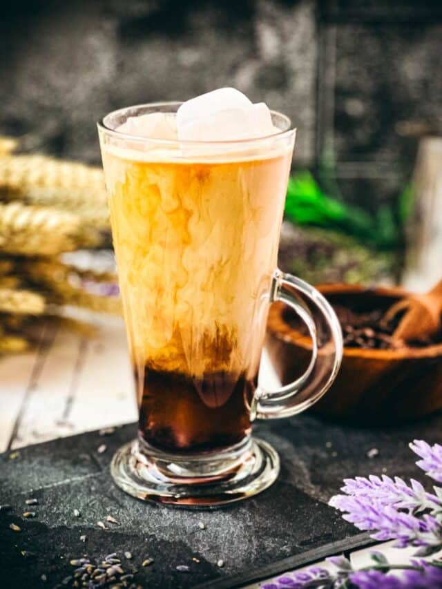 Iced Lavender Oat Milk Latte