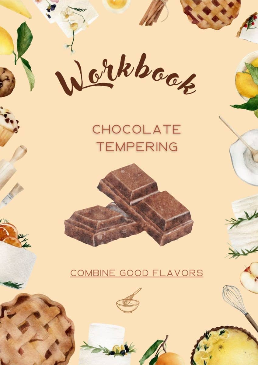 Melting (Tempering) Chocolate - free Workbook - learn how to work with chocolate properly! No more gray chocolate coatings!