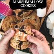 It's wonderful how the marshmallow pulls apart when you pull the cookie apart with your hands.