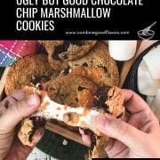 It's wonderful how the marshmallow pulls apart when you pull the cookie apart with your hands.