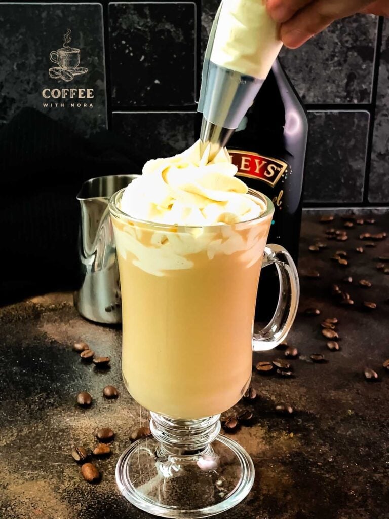 Top with whipped cream.