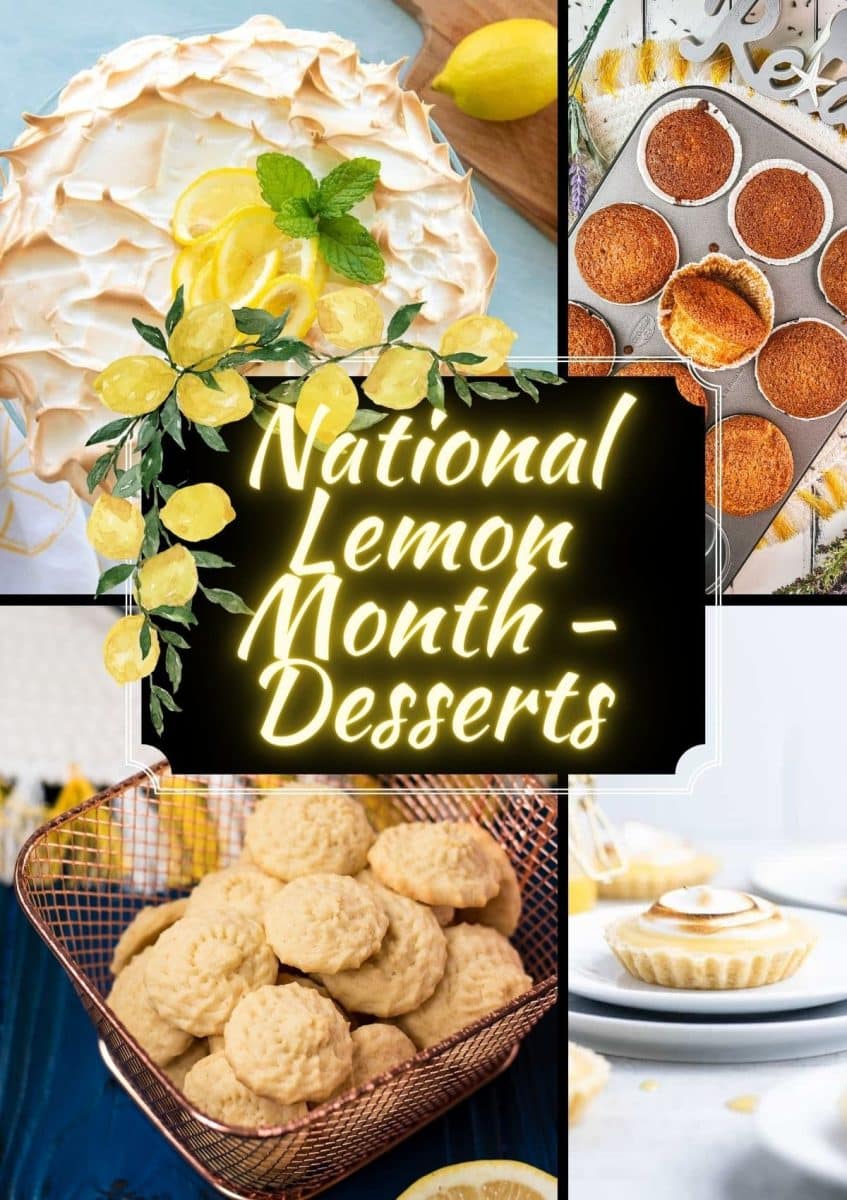 Celebrate National Lemon Month with our delightful collection of lemon-inspired desserts!