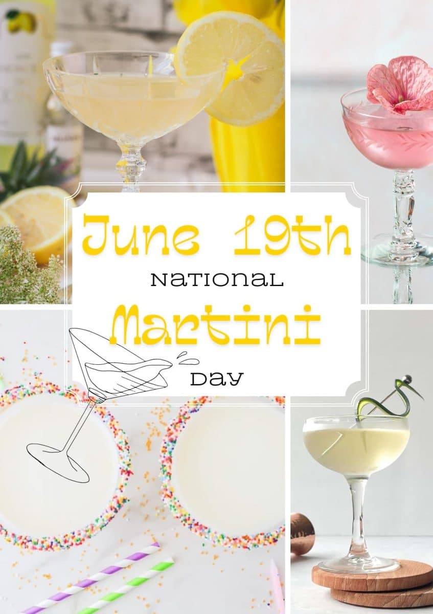 33 Irresistible Martini Recipes for National Martini Day on June 19th!