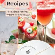 Celebrate National Watermelon Month with our sweet, boozy, and non-alcoholic watermelon recipes!