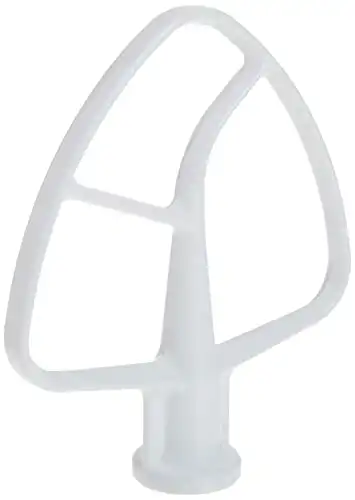 KitchenAid K45B Coated Flat Beater, White, 4.5 Qt