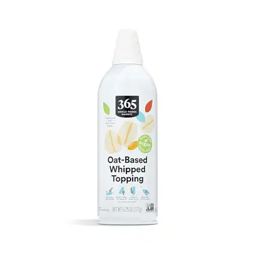 365 By Whole Foods Market, Oat-Based Whipped Topping, 6.25 Ounce