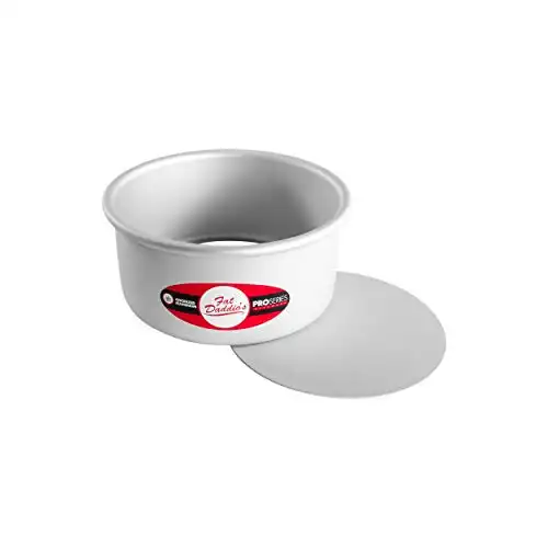 Fat Daddio's PCC-63 Round Cheesecake Pan, 6 x 3 Inch, Silver