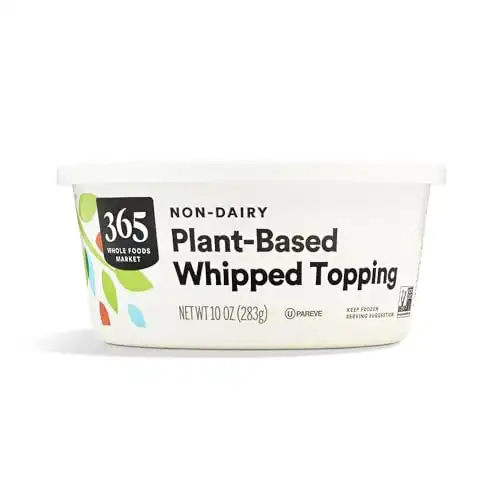 365 by Whole Foods Market, Whipped Topping Plant Based Non Dairy, 10 Ounce