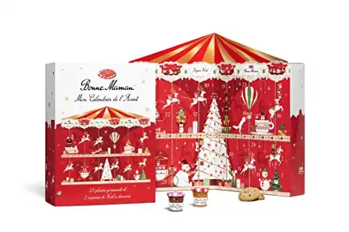 Bonne Maman - Advent Calendar 2022 - Assortment of 24 treats to enchant December mornings White