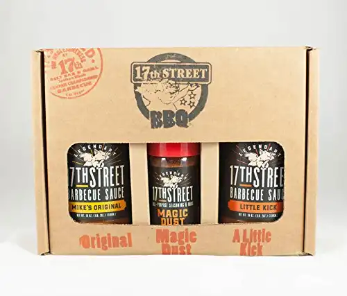 17th Street Barbecue Pig Pack of Sauces and Rub 3 Pack