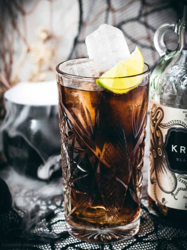 Kraken with Coke Cocktail