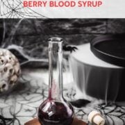 Eerily beautiful, decorated with cobwebs and a black, steaming cauldron.