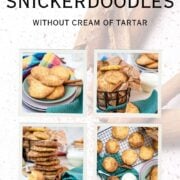 Fluffy snickerdoodle cookies!