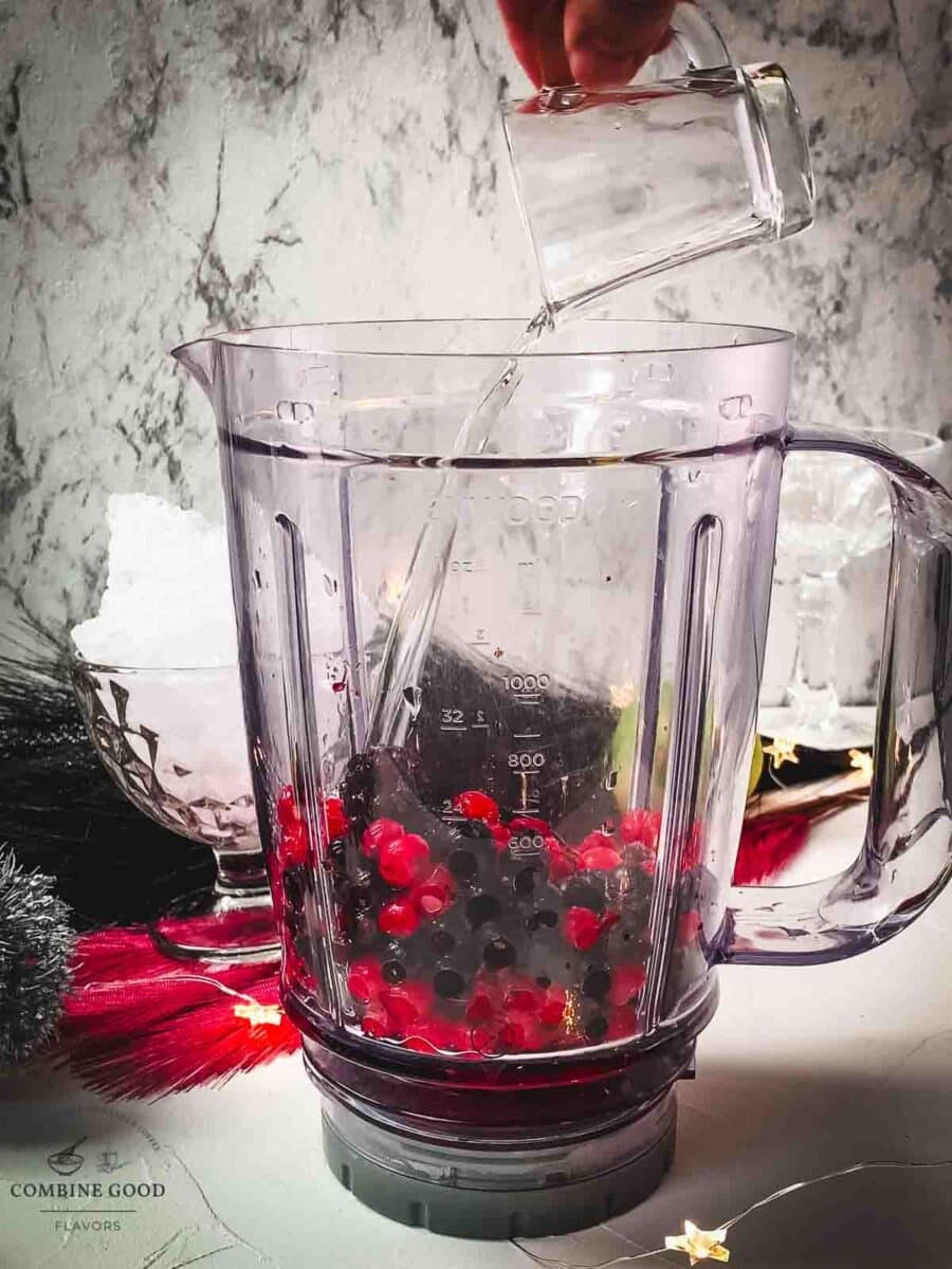 Add Cointreau to your blender.