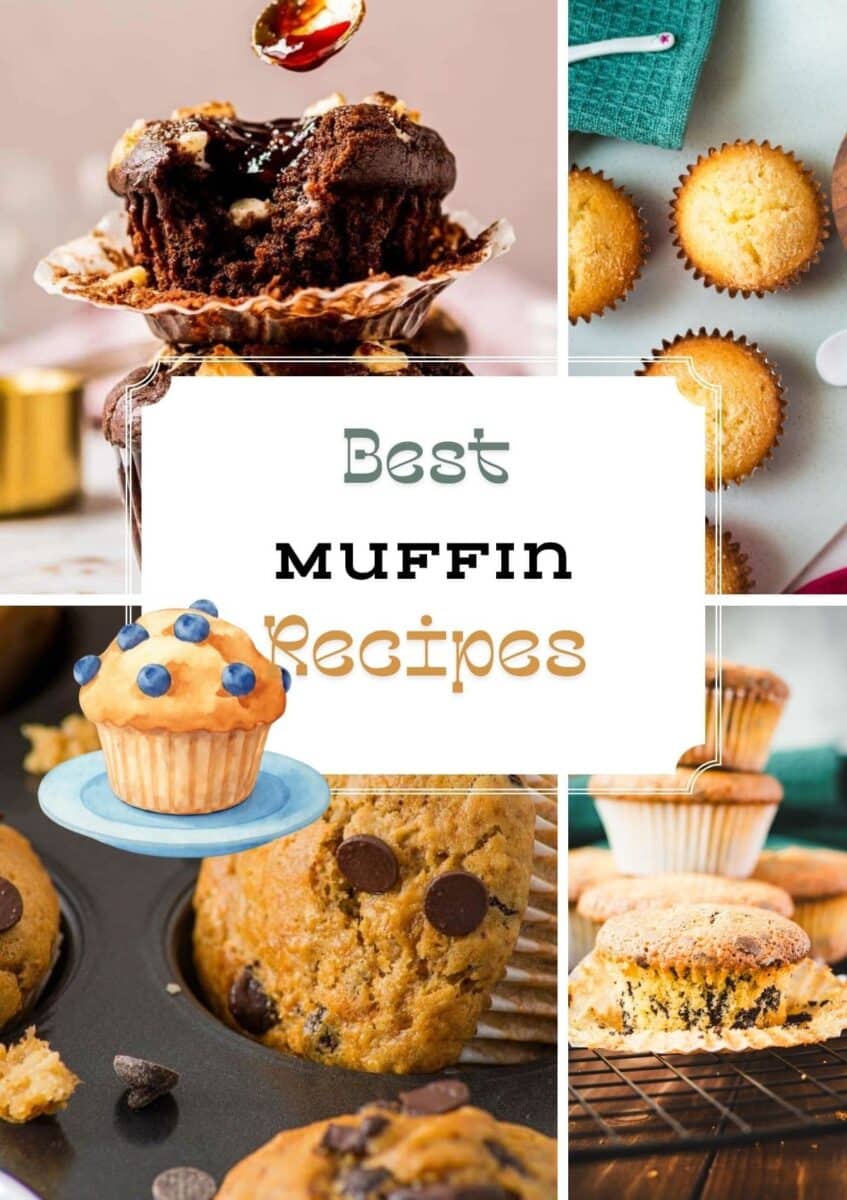 An amazing collection of the best muffin recipes! Enjoy them with a delicious cup of homemade coffee!