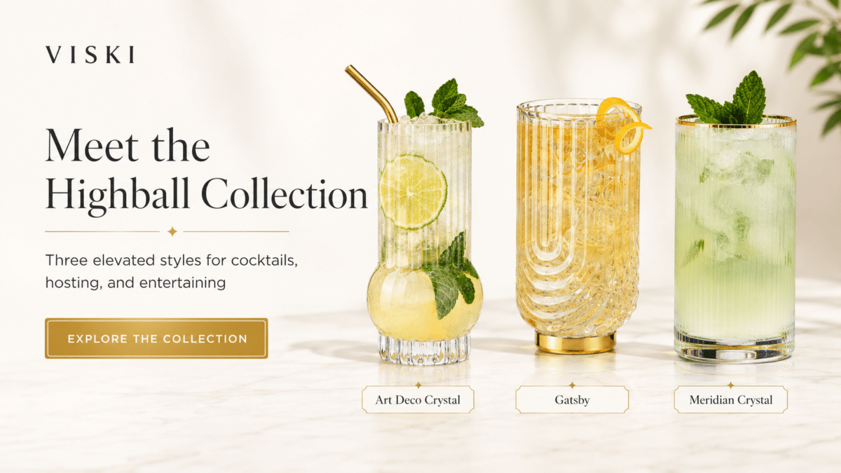 Viski Highball Glasses for the perfect Gin Tonic