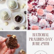 Celebrate National Pralines Day with homemade truffles, filled chocolates, and sweet little pralines made for chocolate lovers.