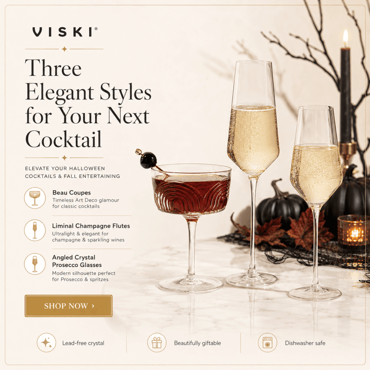 The perfect glassware for your next Halloween party!